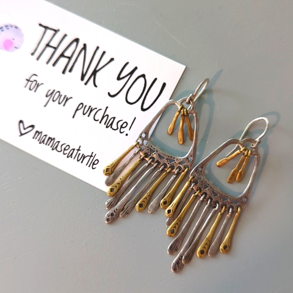 Silpada wind chime earrings